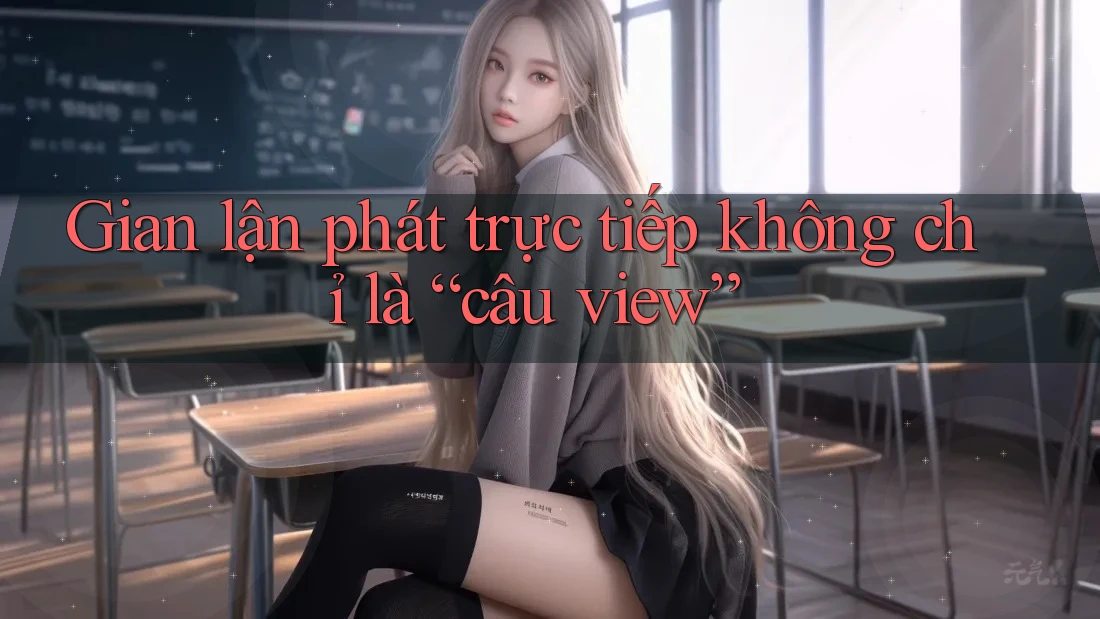 Gian lận phát trực tiếp không chỉ là “câu view”