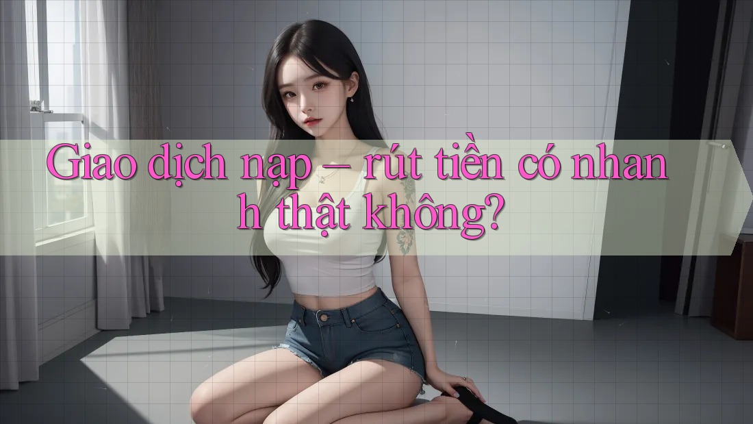 Giao dịch nạp – rút tiền có nhanh thật không? Giao dịch nạp – rút tiền có nhanh thật không?