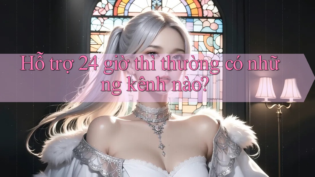 Hỗ trợ 24 giờ thì thường có những kênh nào? Hỗ trợ 24 giờ thì thường có những kênh nào?