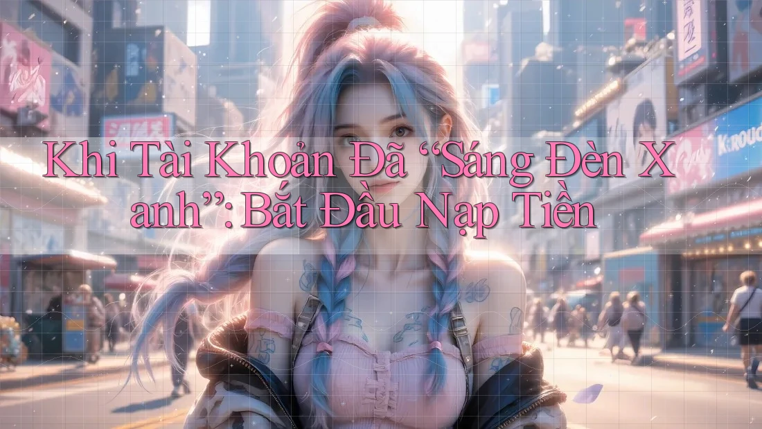 Khi Tài Khoản Đã “Sáng Đèn Xanh”: Bắt Đầu Nạp Tiền