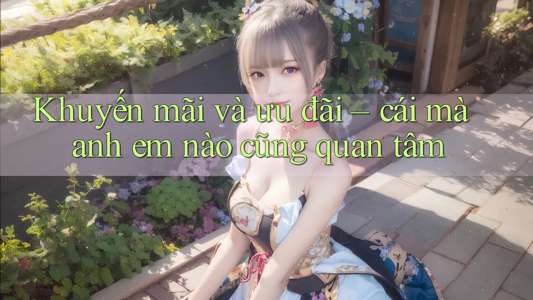 Khuyến mãi và ưu đãi – cái mà anh em nào cũng quan tâm Khuyến mãi và ưu đãi – cái mà anh em nào cũng quan tâm