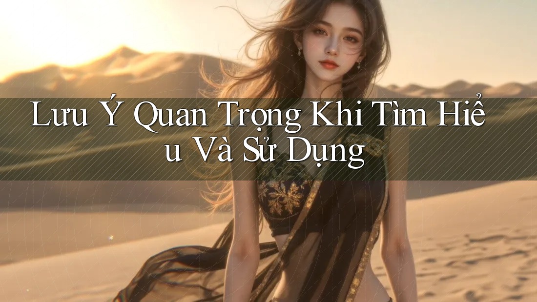 Lưu Ý Quan Trọng Khi Tìm Hiểu Và Sử Dụng