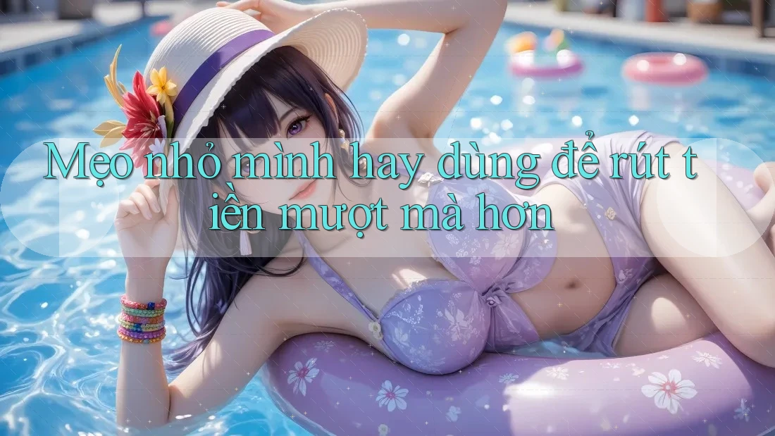 Mẹo nhỏ mình hay dùng để rút tiền mượt mà hơn Mẹo nhỏ mình hay dùng để rút tiền mượt mà hơn