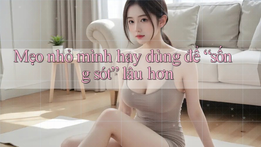Mẹo nhỏ mình hay dùng để “sống sót” lâu hơn Mẹo nhỏ mình hay dùng để “sống sót” lâu hơn