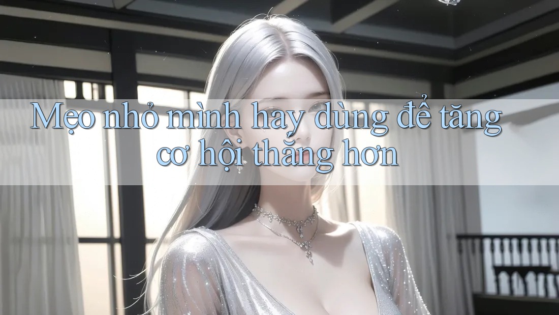 Mẹo nhỏ mình hay dùng để tăng cơ hội thắng hơn Mẹo nhỏ mình hay dùng để tăng cơ hội thắng hơn