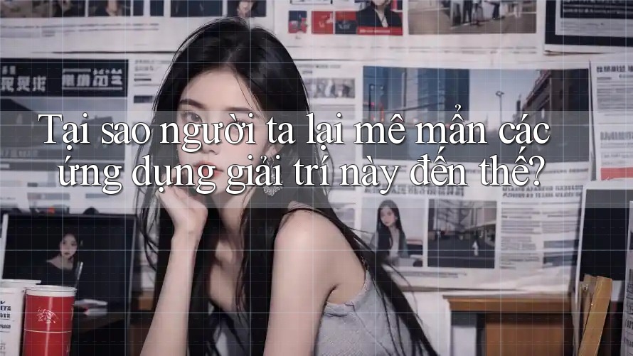 Tại sao người ta lại mê mẩn các ứng dụng giải trí này đến thế? Tại sao người ta lại mê mẩn các ứng dụng giải trí này đến thế?