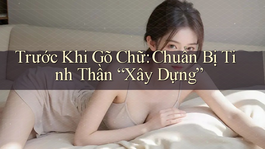 Trước Khi Gõ Chữ: Chuẩn Bị Tinh Thần “Xây Dựng” Trước Khi Gõ Chữ: Chuẩn Bị Tinh Thần “Xây Dựng”