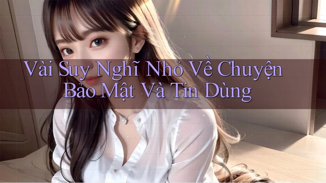 Vài Suy Nghĩ Nhỏ Về Chuyện Bảo Mật Và Tin Dùng